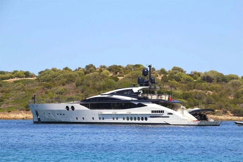 a boat on the water aboard BLISS Yacht for Sale