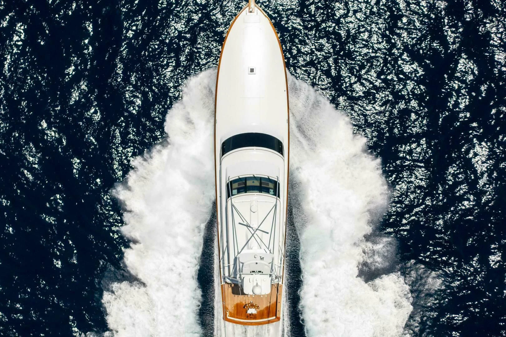 a rocket in the snow aboard III AMIGOS Yacht for Sale