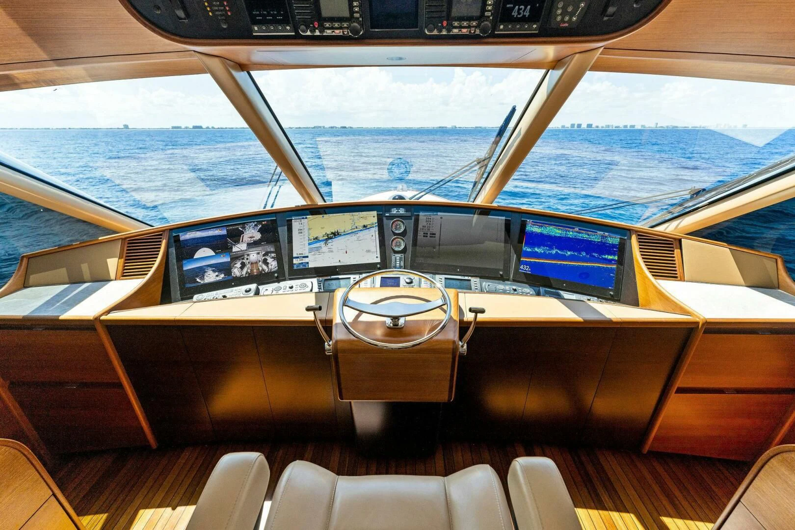 inside of a boat aboard III AMIGOS Yacht for Sale