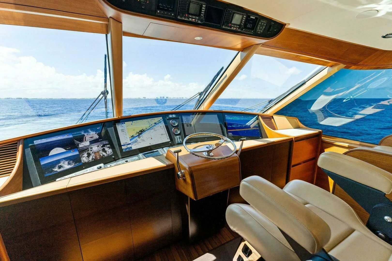 inside of a boat aboard III AMIGOS Yacht for Sale