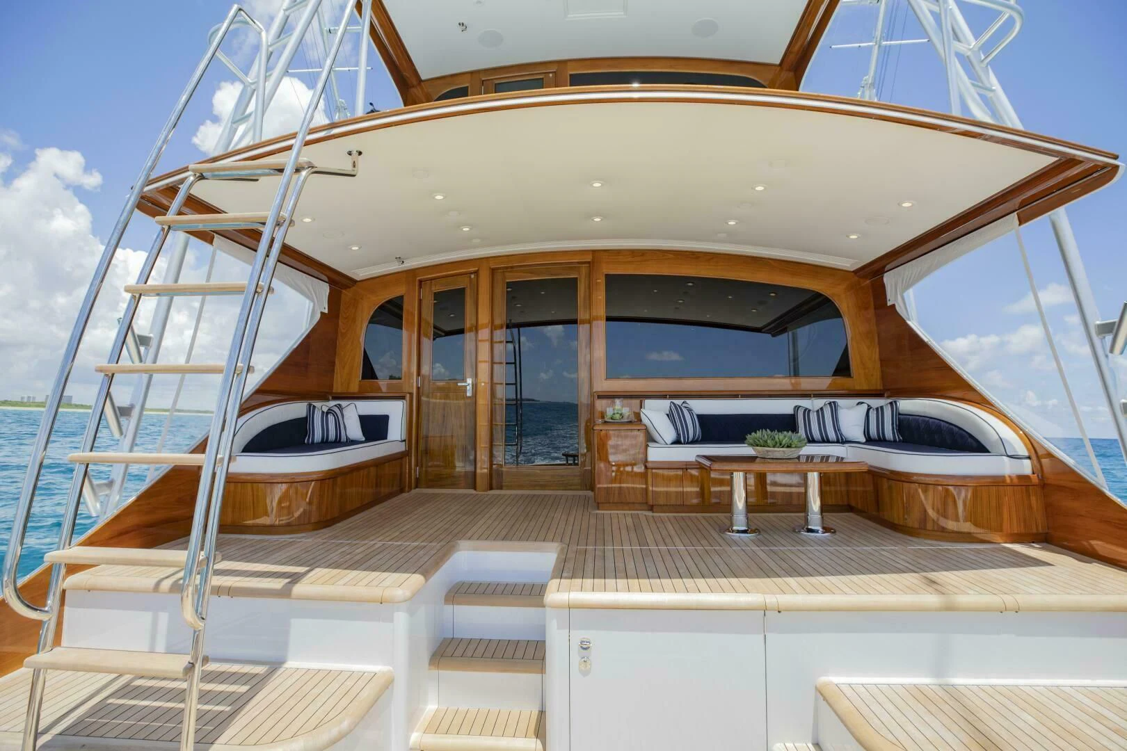 a house under construction aboard III AMIGOS Yacht for Sale