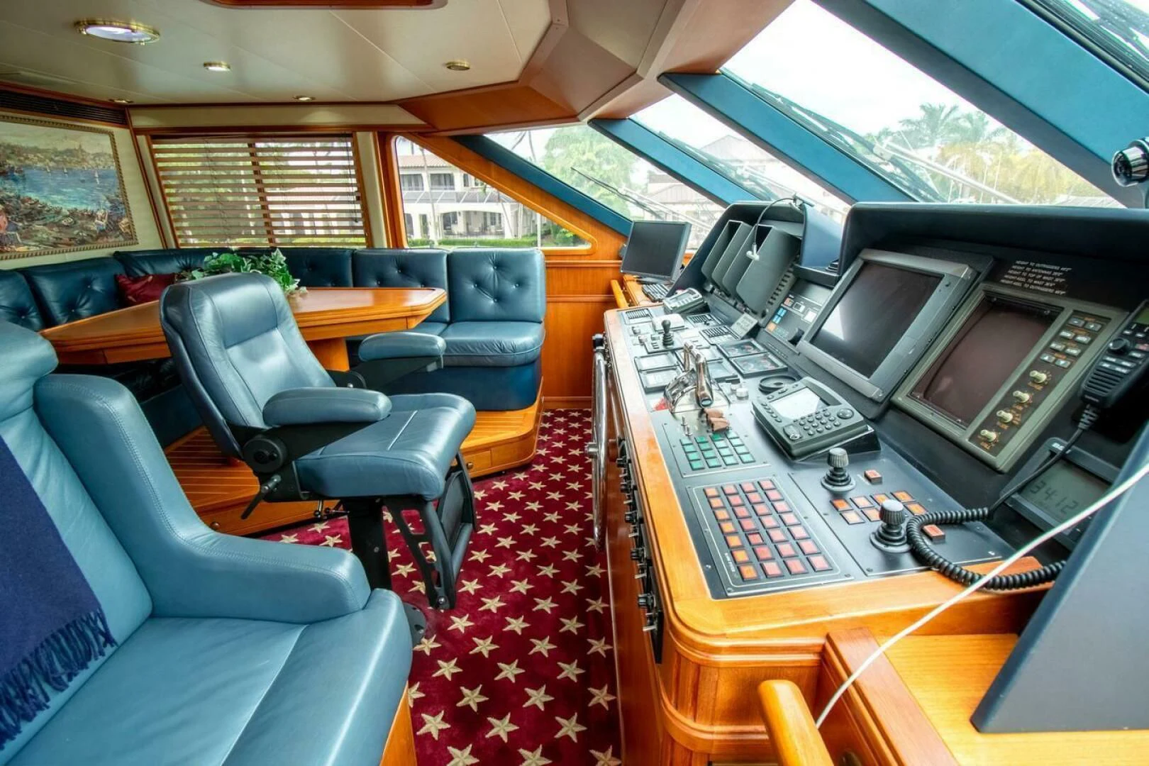 inside of a bus aboard CHAIRMAN Yacht for Sale