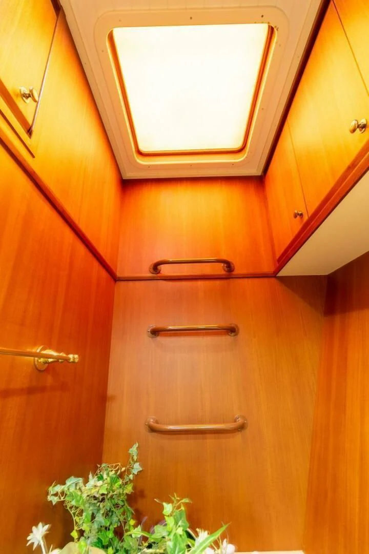a door with a handle aboard CHAIRMAN Yacht for Sale