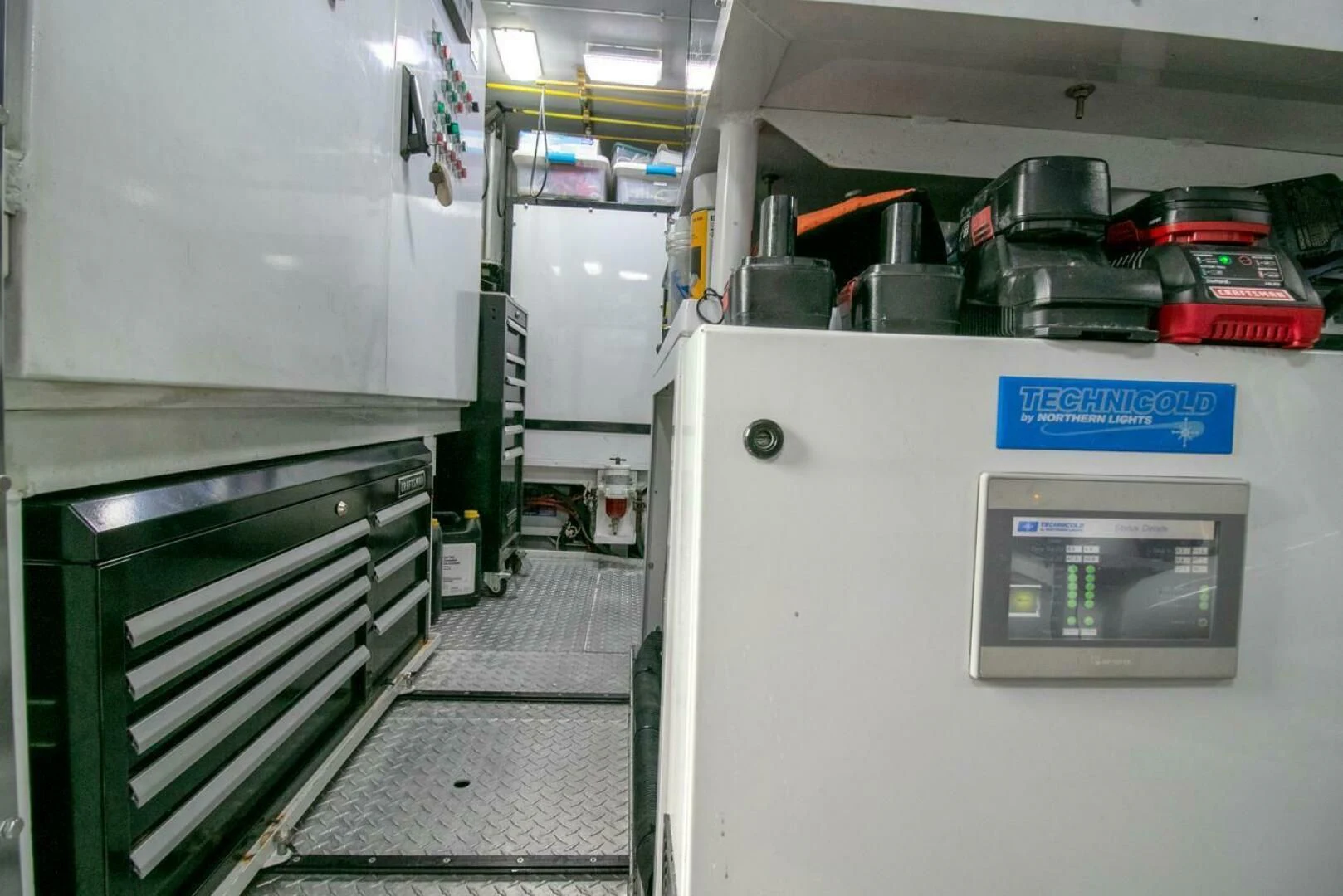 a room with a machine aboard CHAIRMAN Yacht for Sale