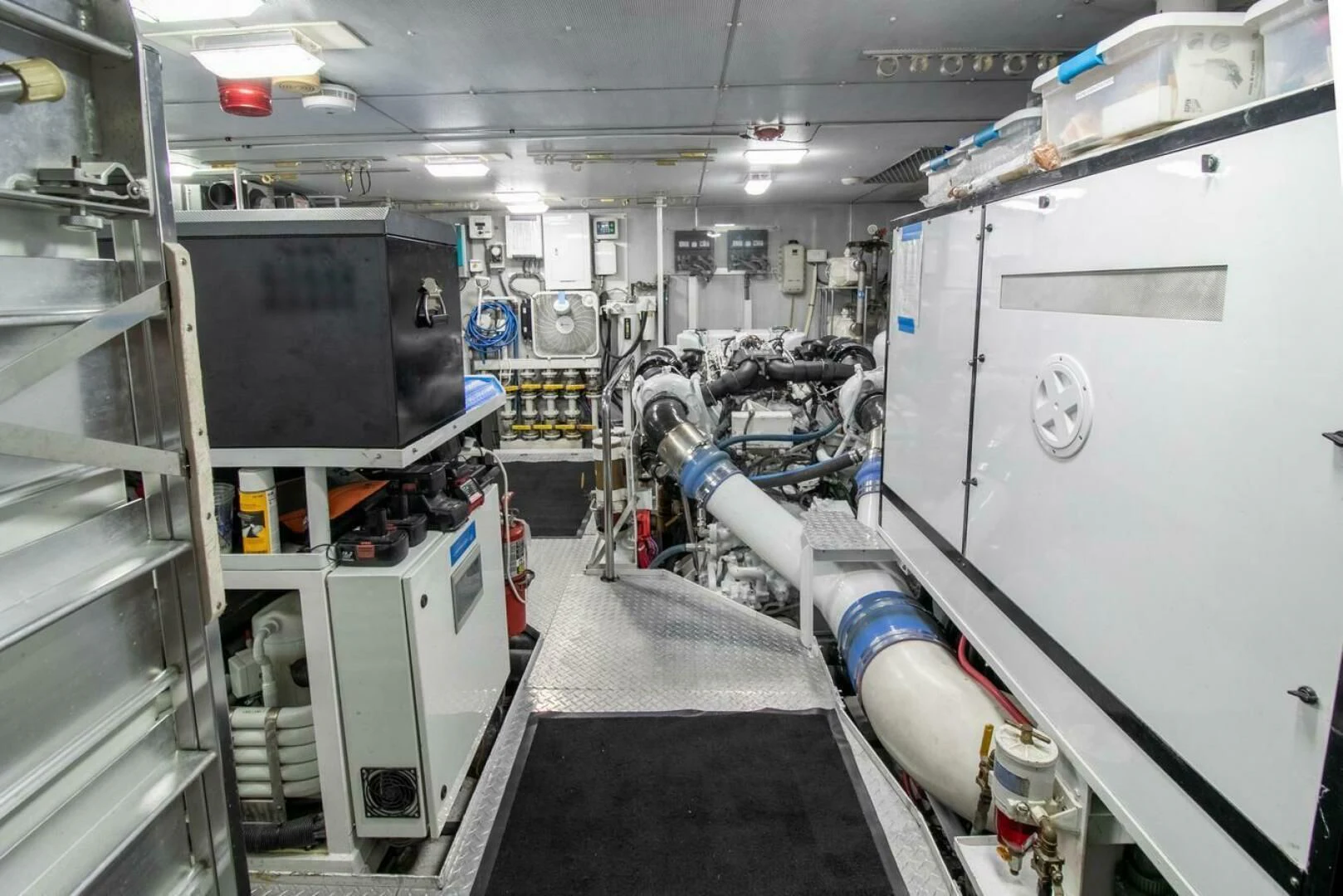 a room with machines and equipment aboard CHAIRMAN Yacht for Sale