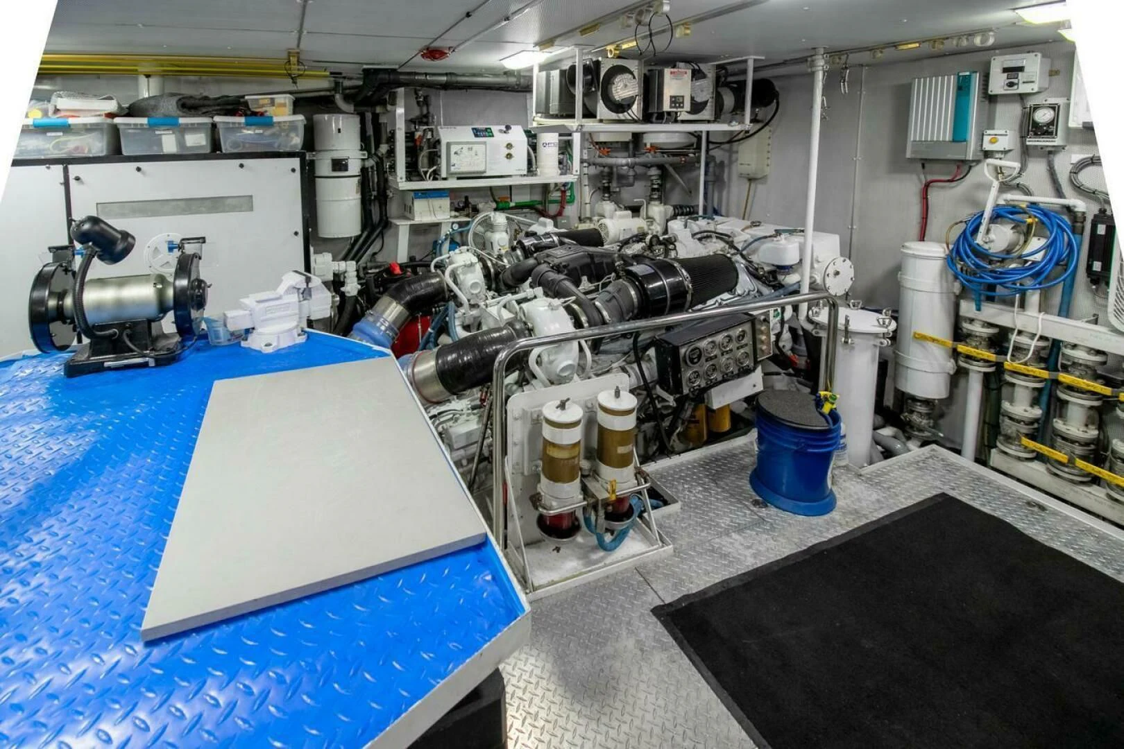 a room with machinery and equipment aboard CHAIRMAN Yacht for Sale