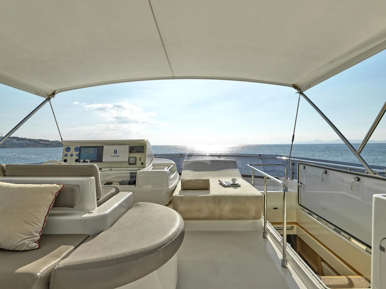 a boat on the water aboard JULIE M Yacht for Sale