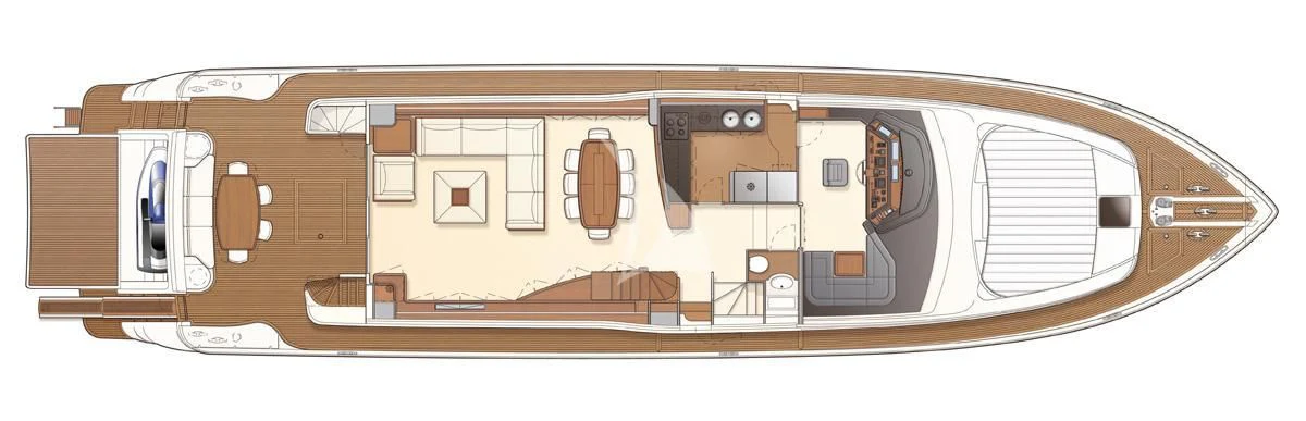 diagram aboard JULIE M Yacht for Sale
