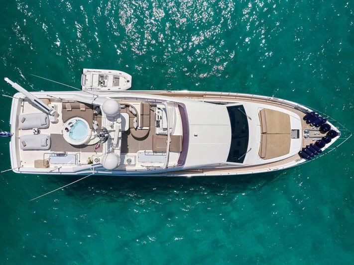 a boat in the water aboard JULIE M Yacht for Sale