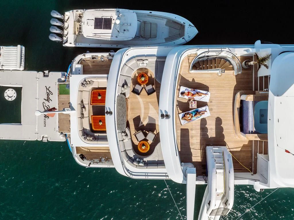 a toy truck with a cartoon character aboard LADY BETH Yacht for Sale