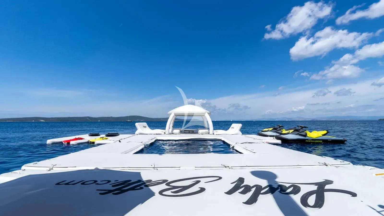 a boat on the water aboard LADY BETH Yacht for Sale