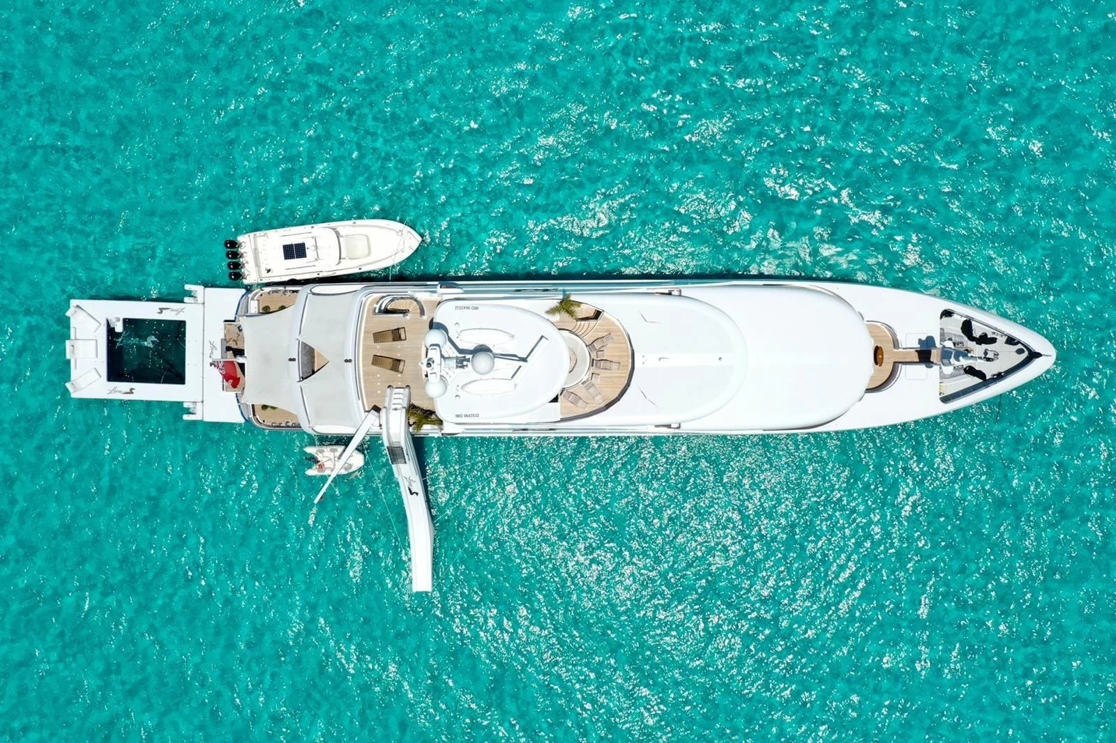 a satellite in the air aboard LADY BETH Yacht for Sale