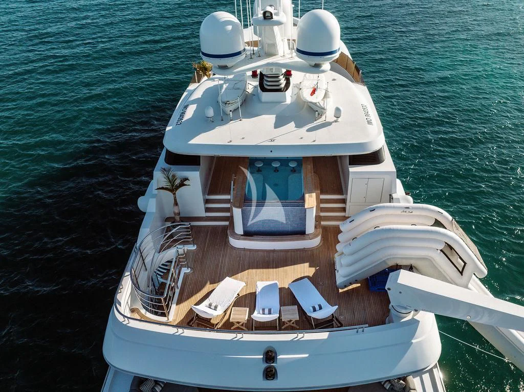 a boat on the water aboard LADY BETH Yacht for Sale