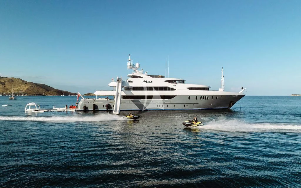 a boat on the water aboard LADY BETH Yacht for Sale
