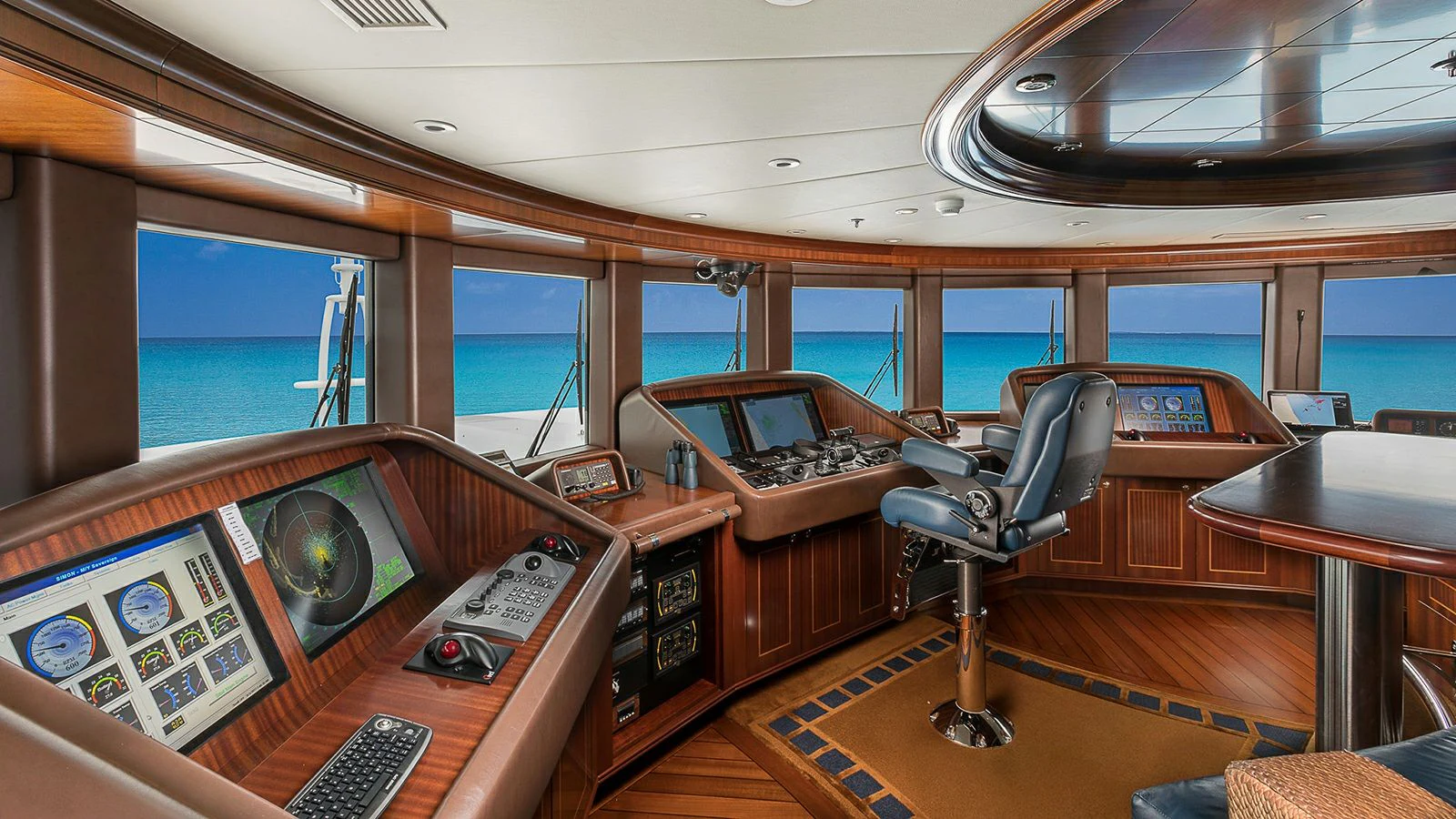 inside of a boat aboard LADY BETH Yacht for Sale