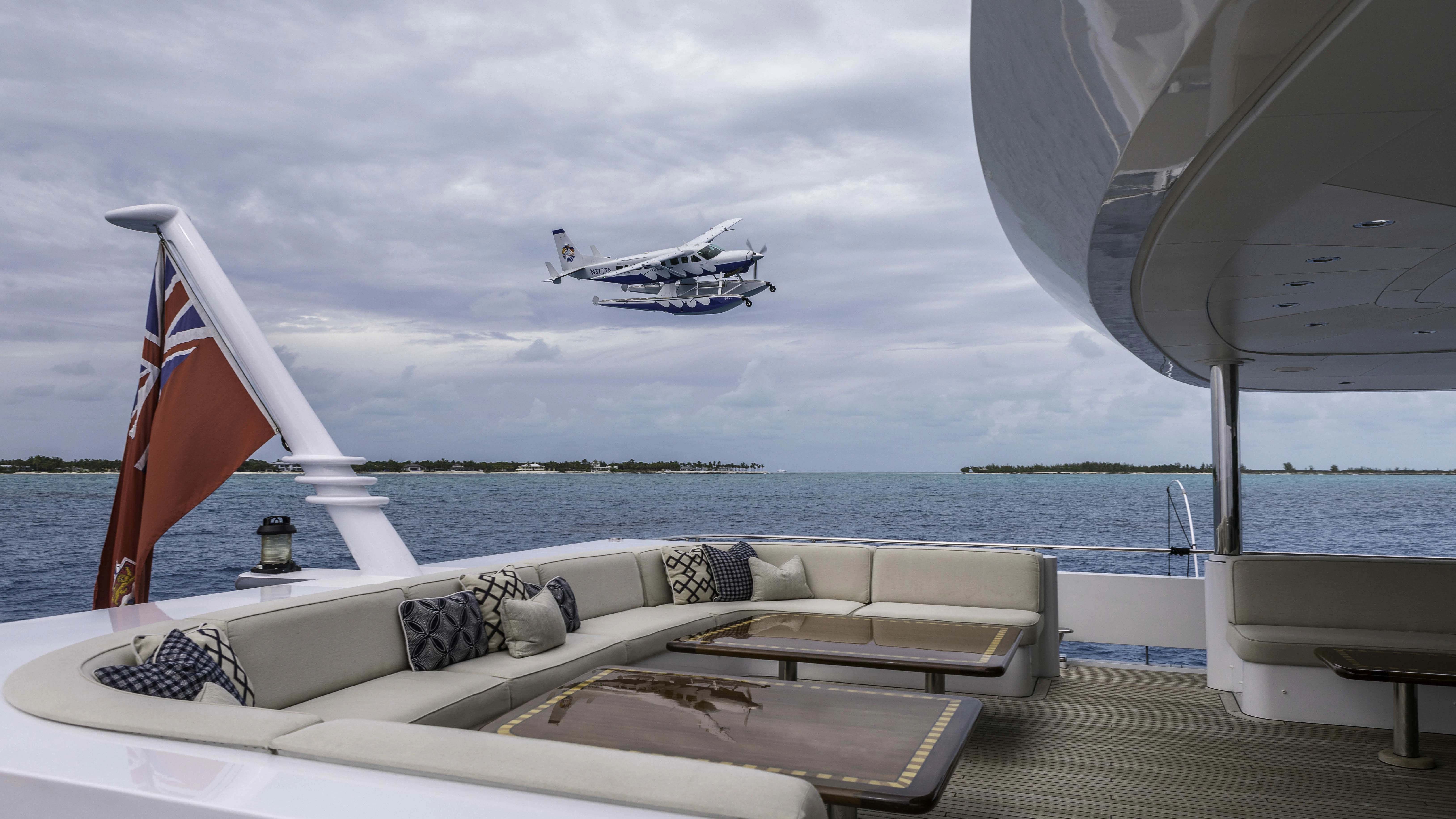 a boat on the water aboard LADY BETH Yacht for Sale
