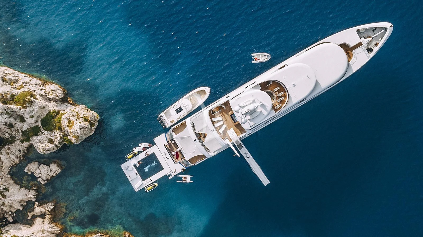 a satellite in the water aboard LADY BETH Yacht for Sale