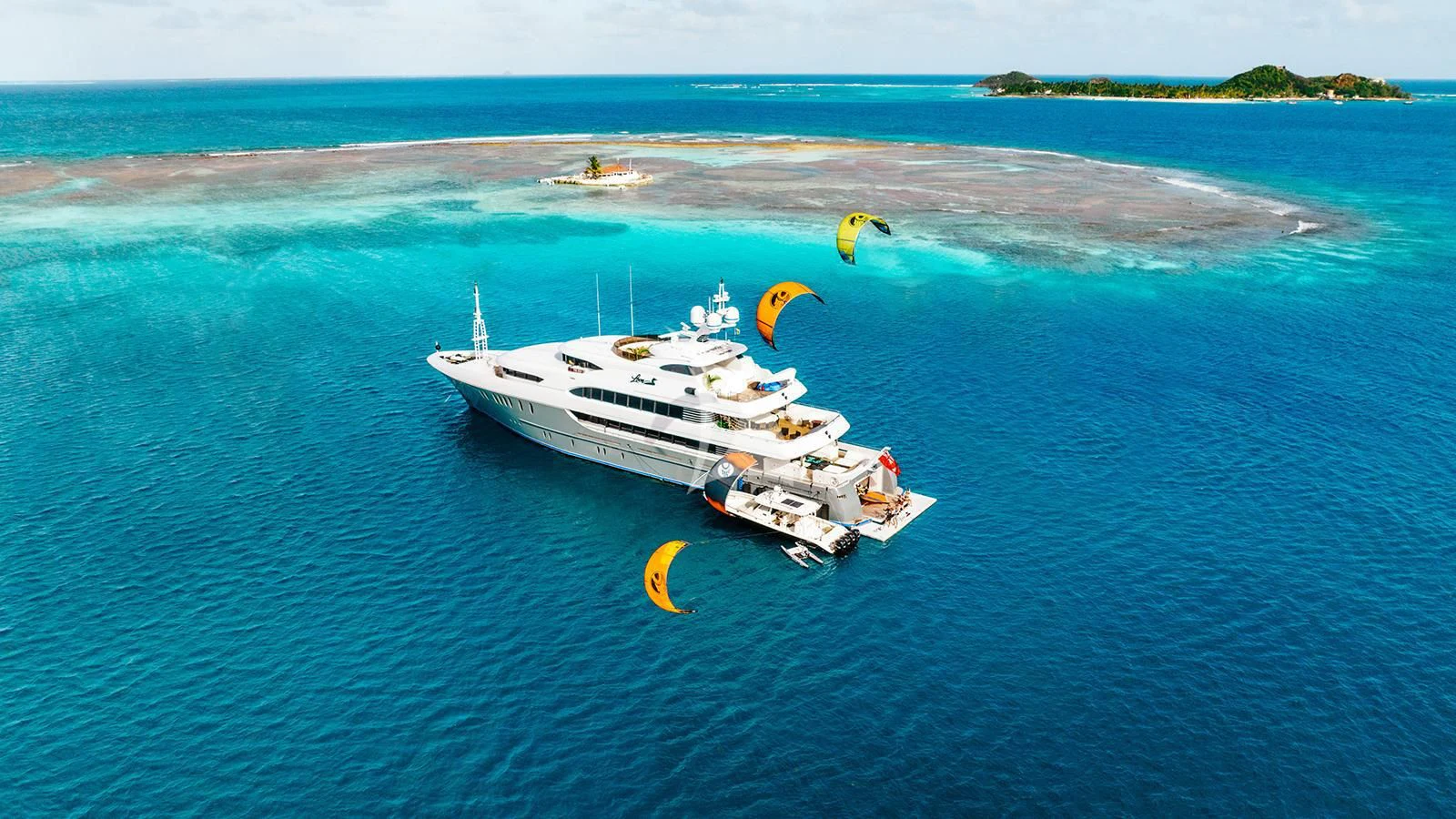 a boat in the water aboard LADY BETH Yacht for Sale