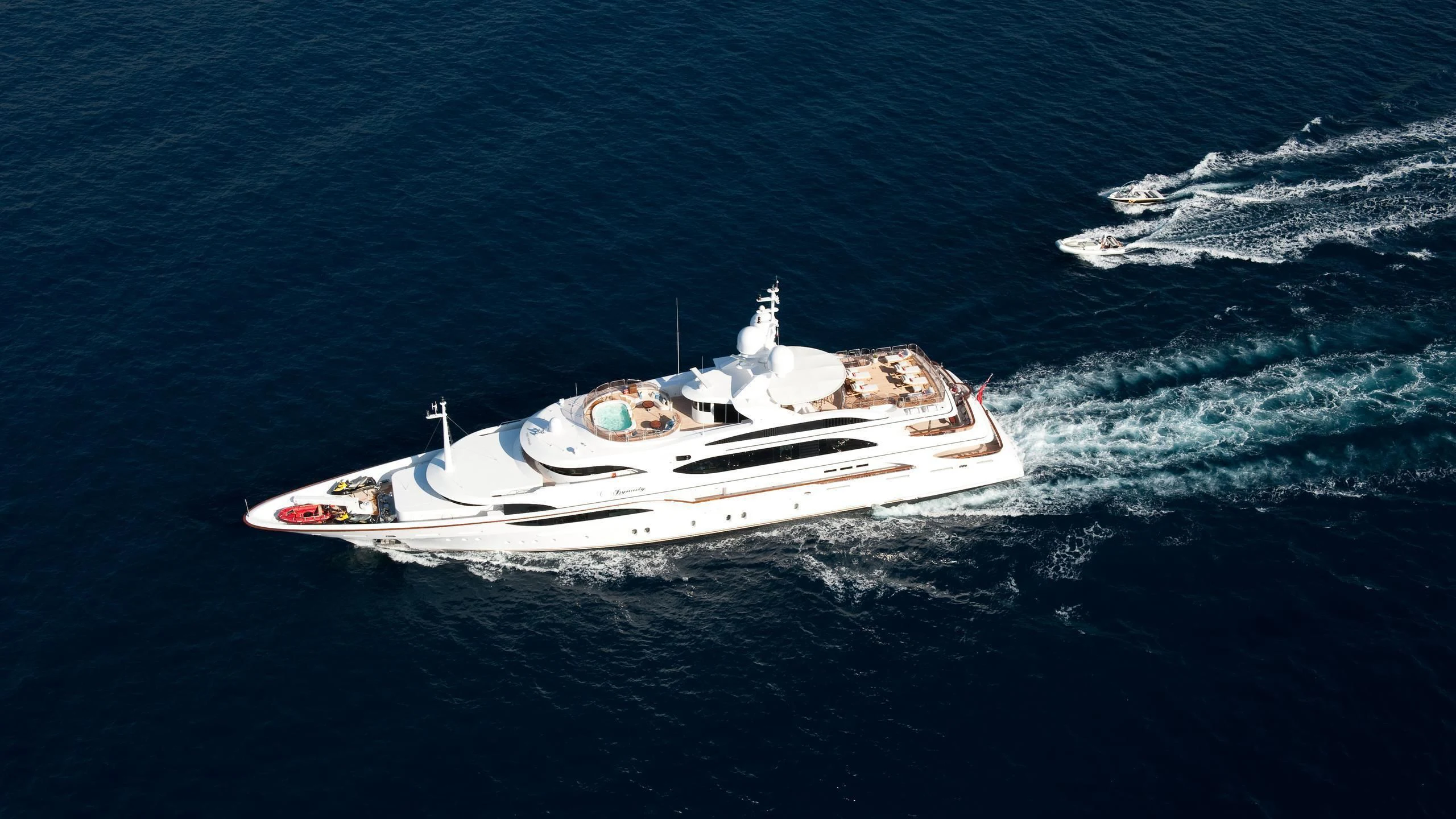a boat in the water aboard DILARA Yacht for Sale