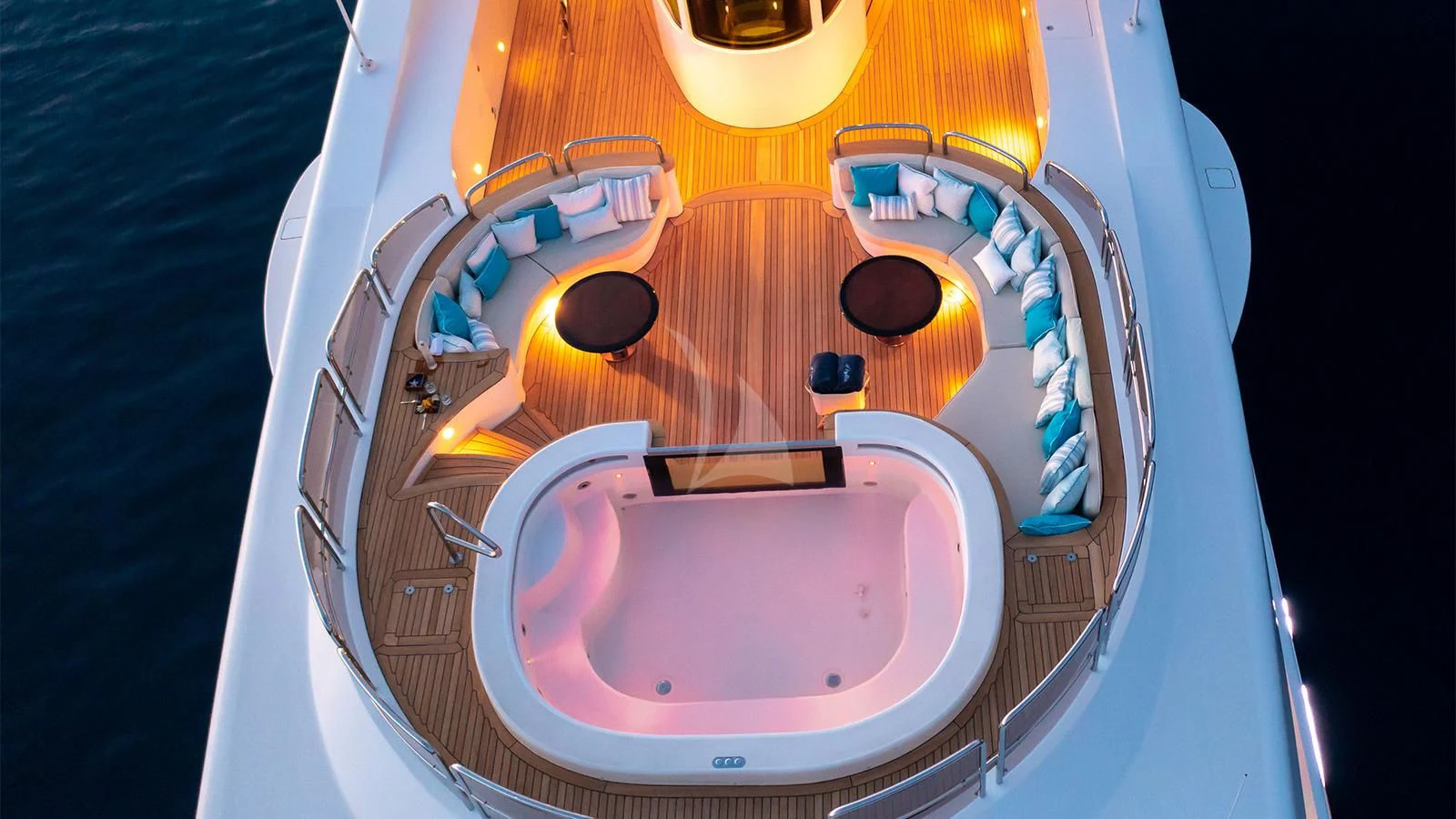 a close-up of a guitar aboard DILARA Yacht for Sale