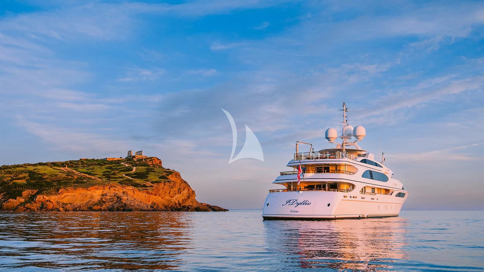 a boat on the water aboard DILARA Yacht for Sale