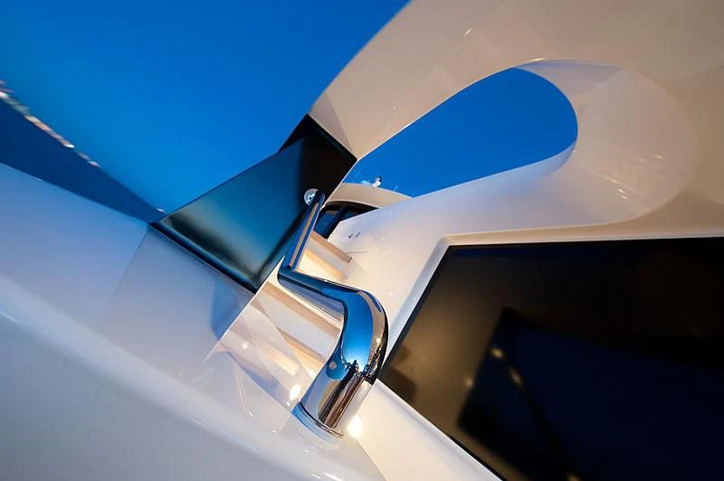 a close-up of a car door aboard DILARA Yacht for Sale
