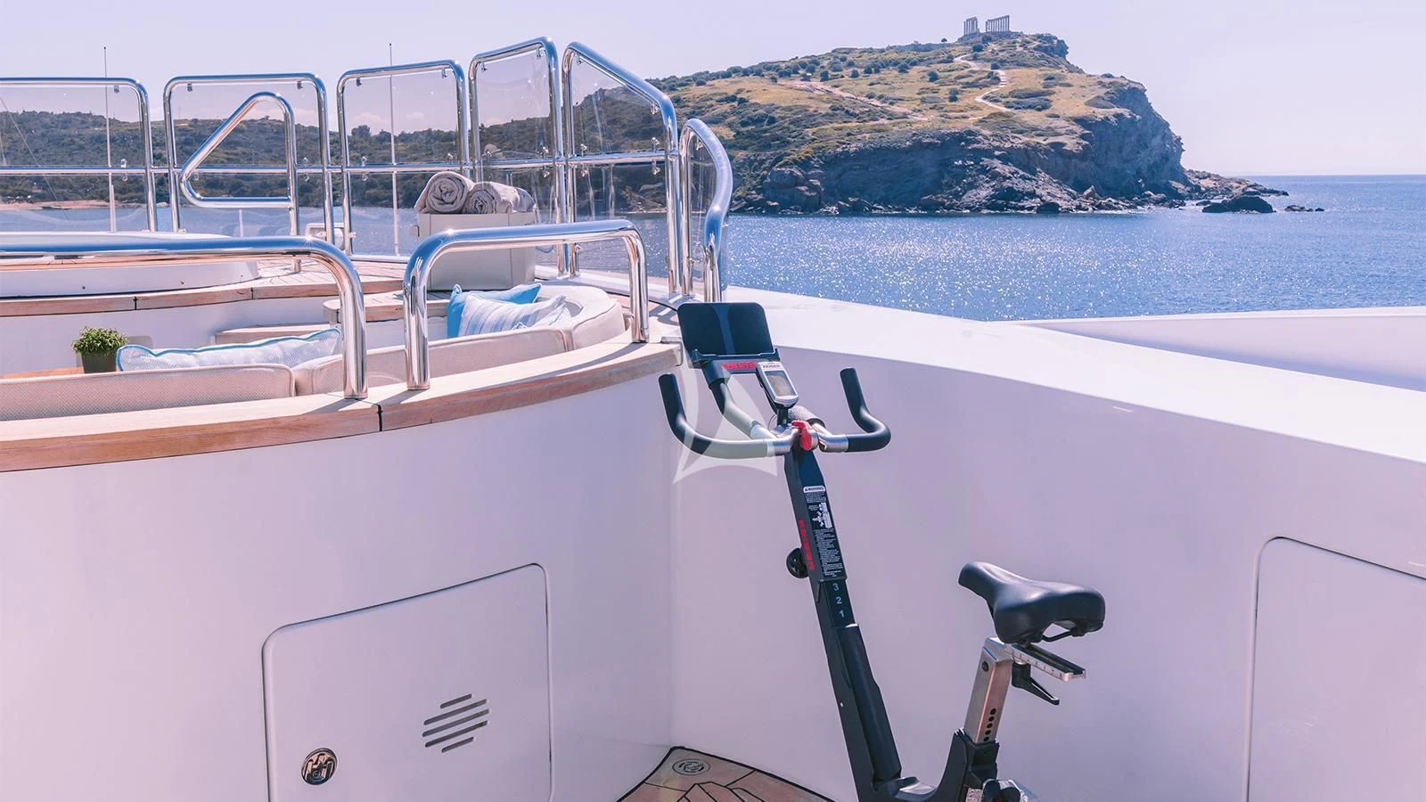 a boat on the water aboard DILARA Yacht for Sale