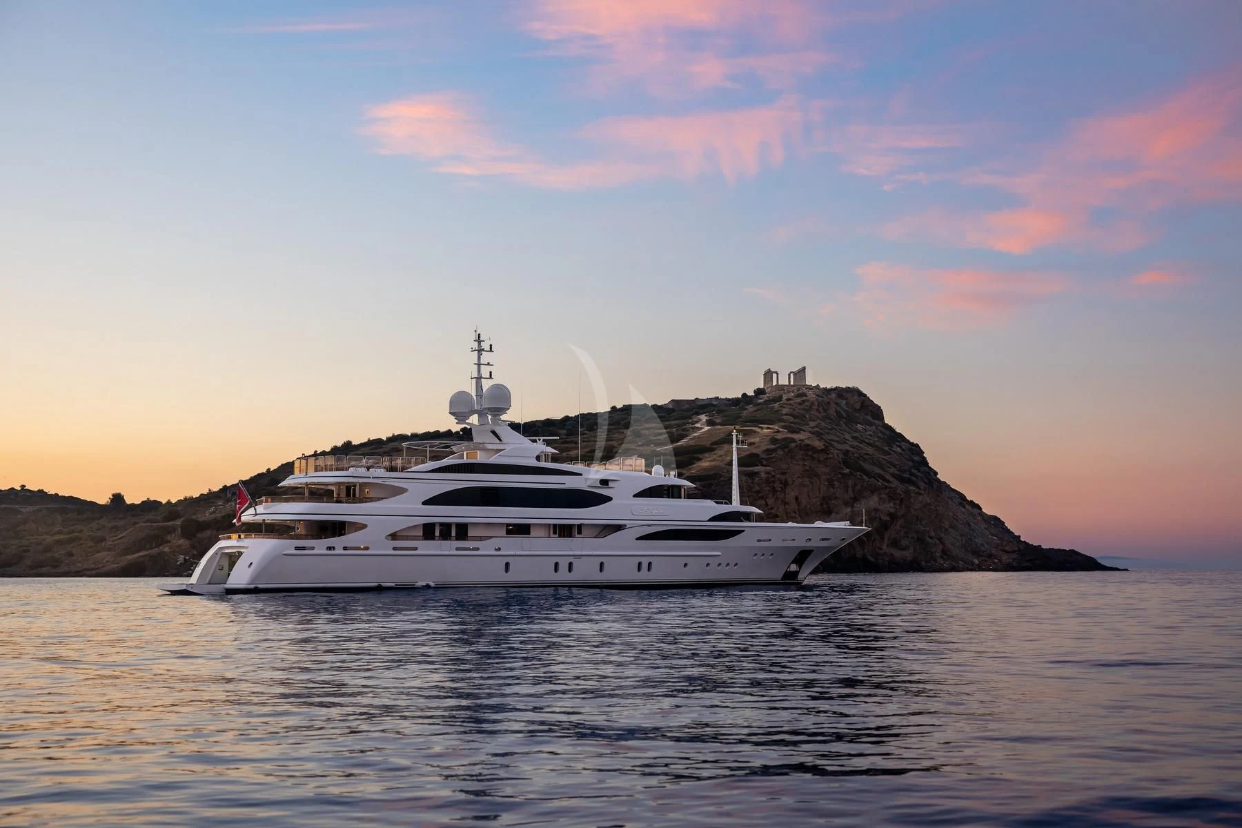 a boat on the water aboard DILARA Yacht for Sale