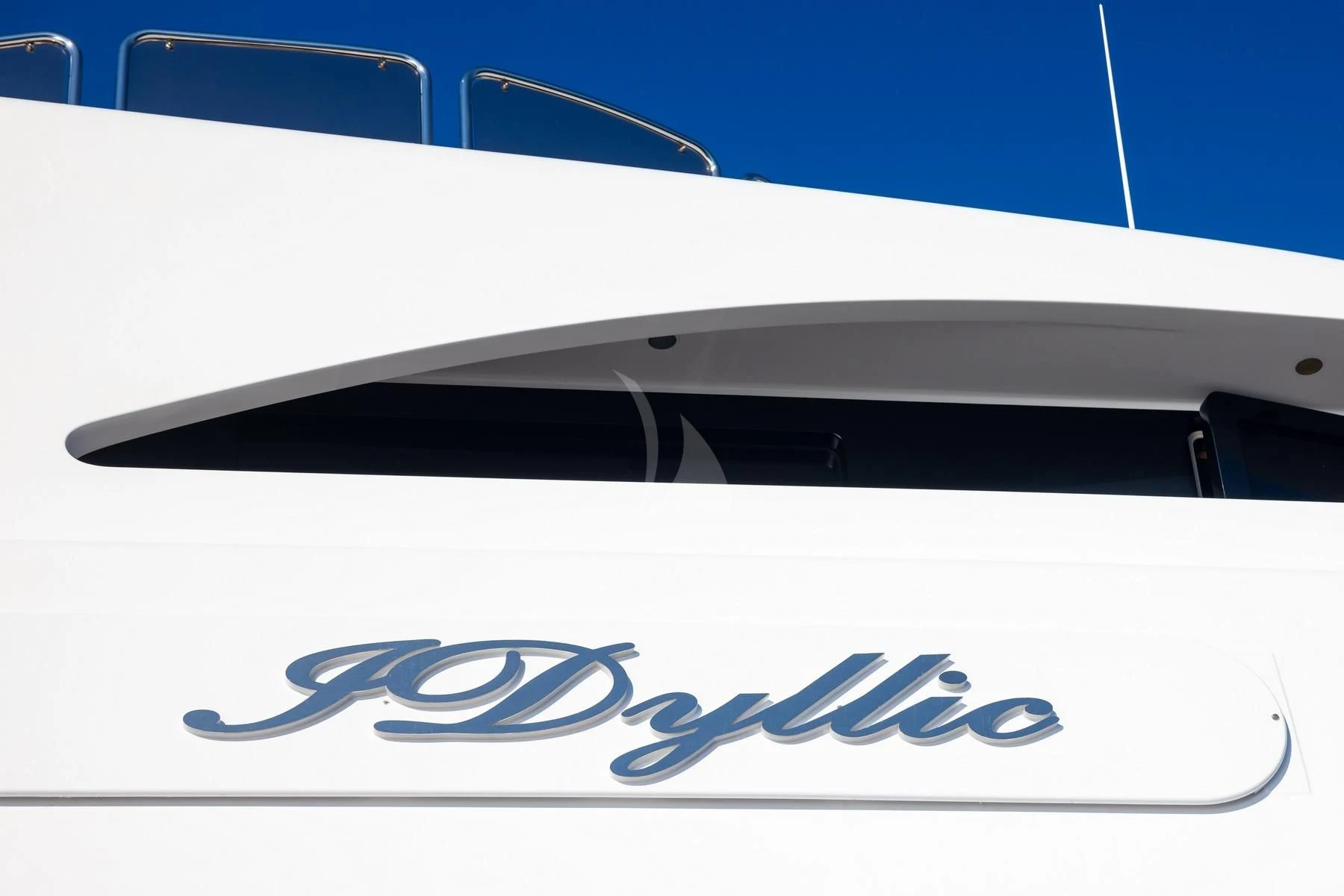 logo aboard DILARA Yacht for Sale