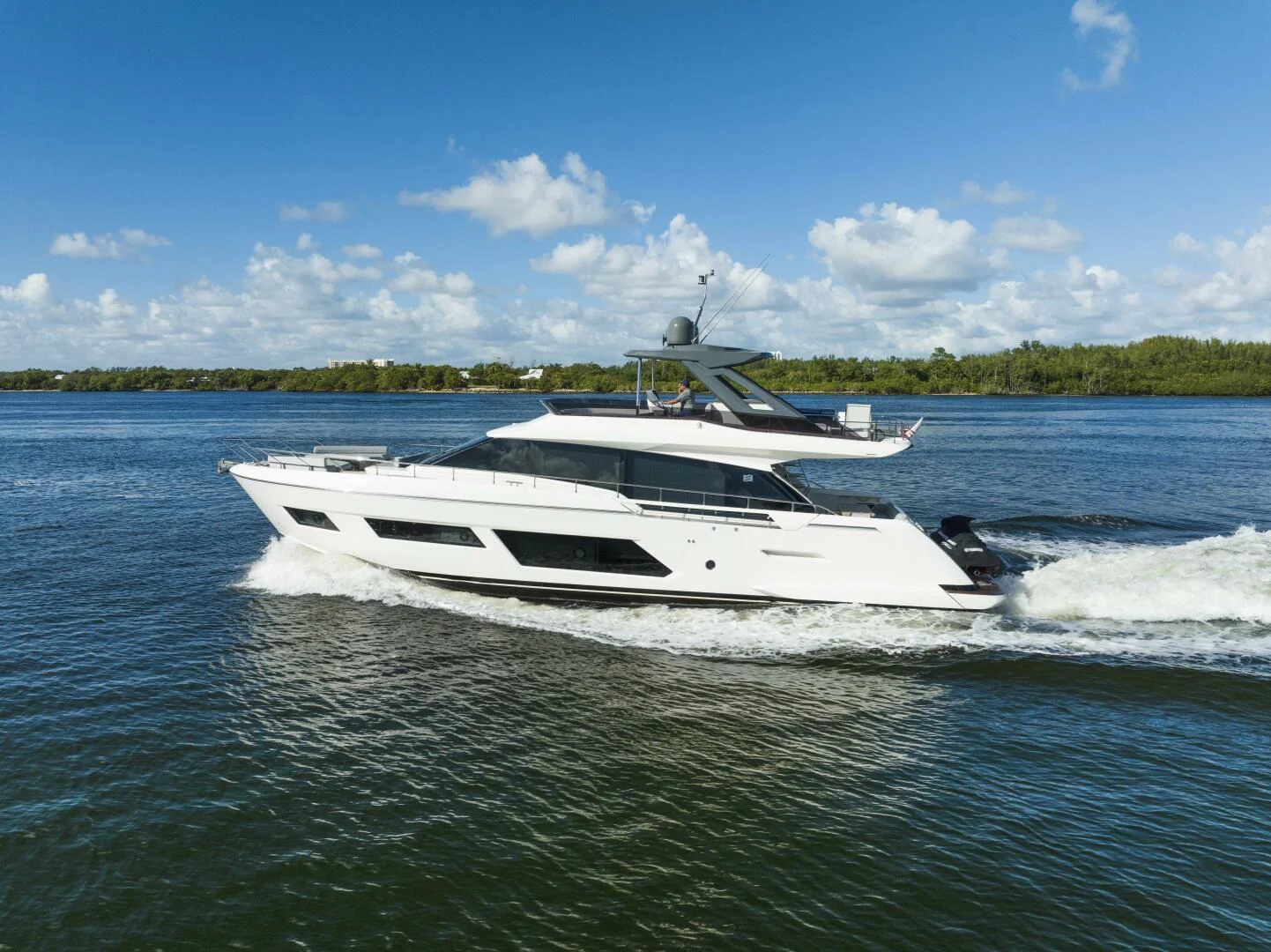a boat on the water aboard LEGEND Yacht for Sale