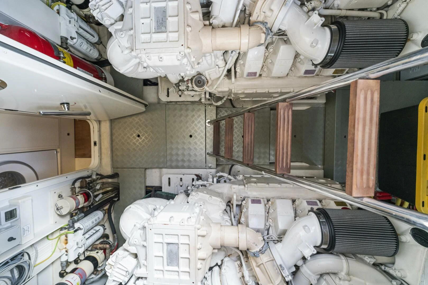 a close-up of a machine aboard LEGEND Yacht for Sale