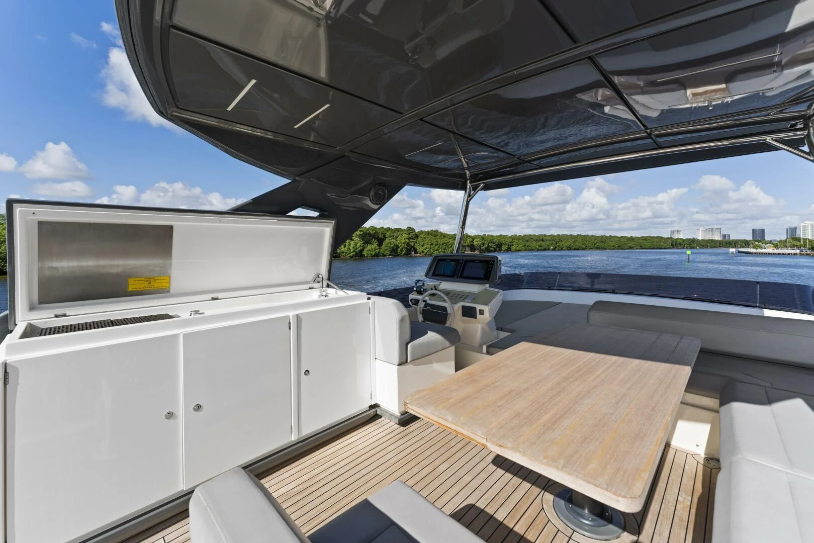 a boat on a water body aboard LEGEND Yacht for Sale