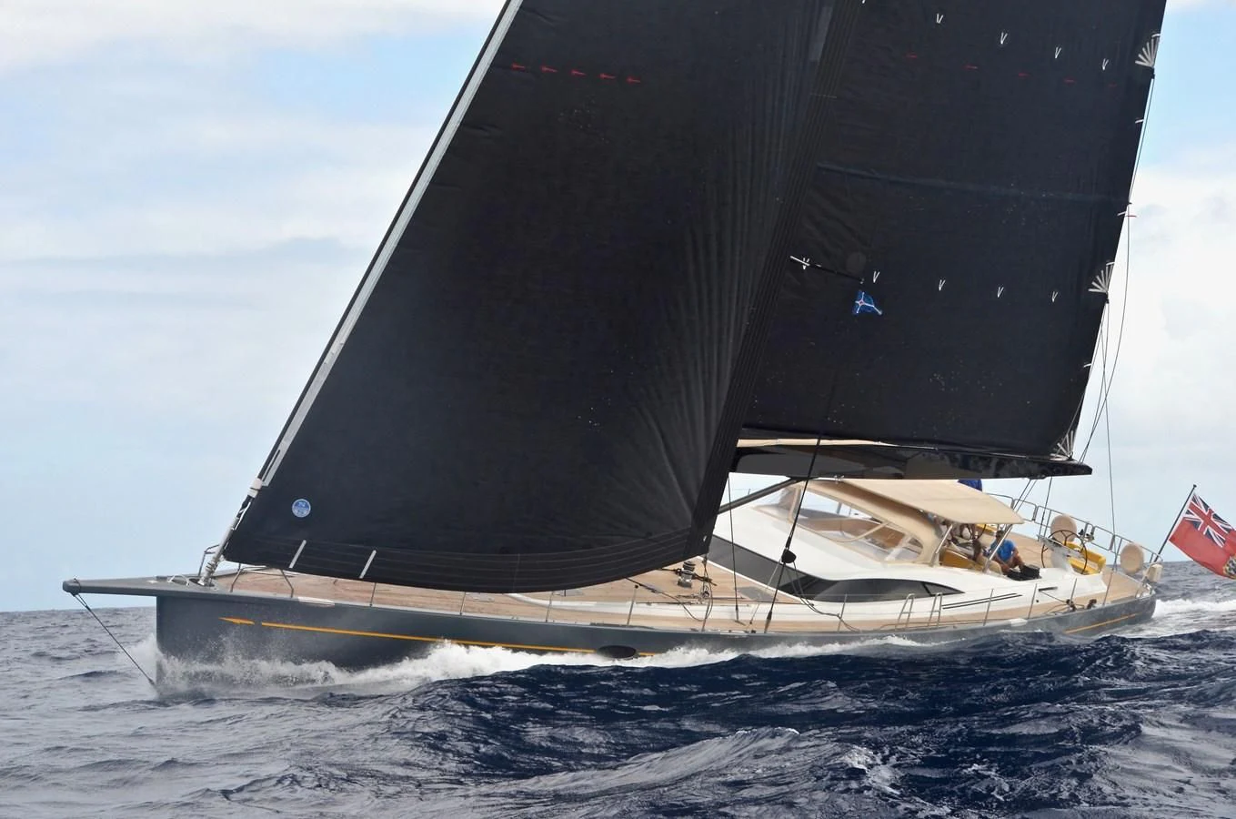 a sailboat on the water aboard DANNESKJOLD Yacht for Sale