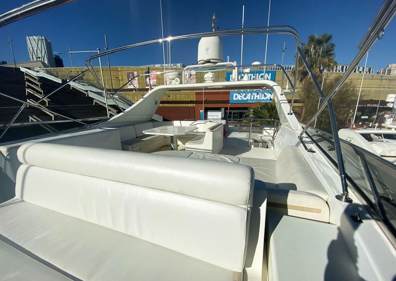 the inside of a boat aboard GRAN FINALE II Yacht for Sale