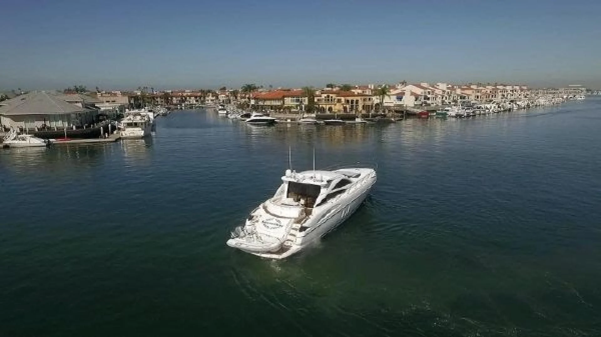 a boat in the water aboard SONSEEKER Yacht for Sale
