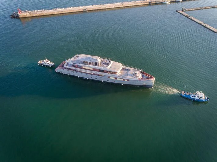 a couple of boats in the water aboard KATHRYN Yacht for Sale