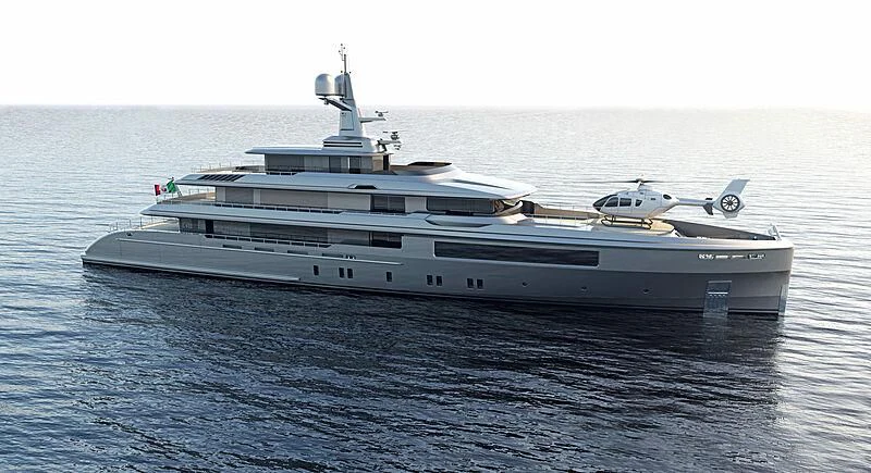 a large ship in the water aboard KATHRYN Yacht for Sale