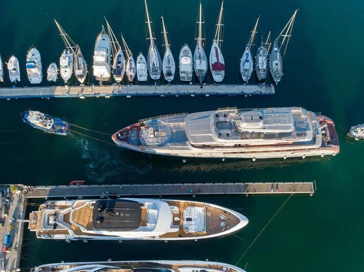 a boat on the water aboard KATHRYN Yacht for Sale