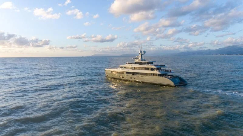 a boat in the water aboard KATHRYN Yacht for Sale