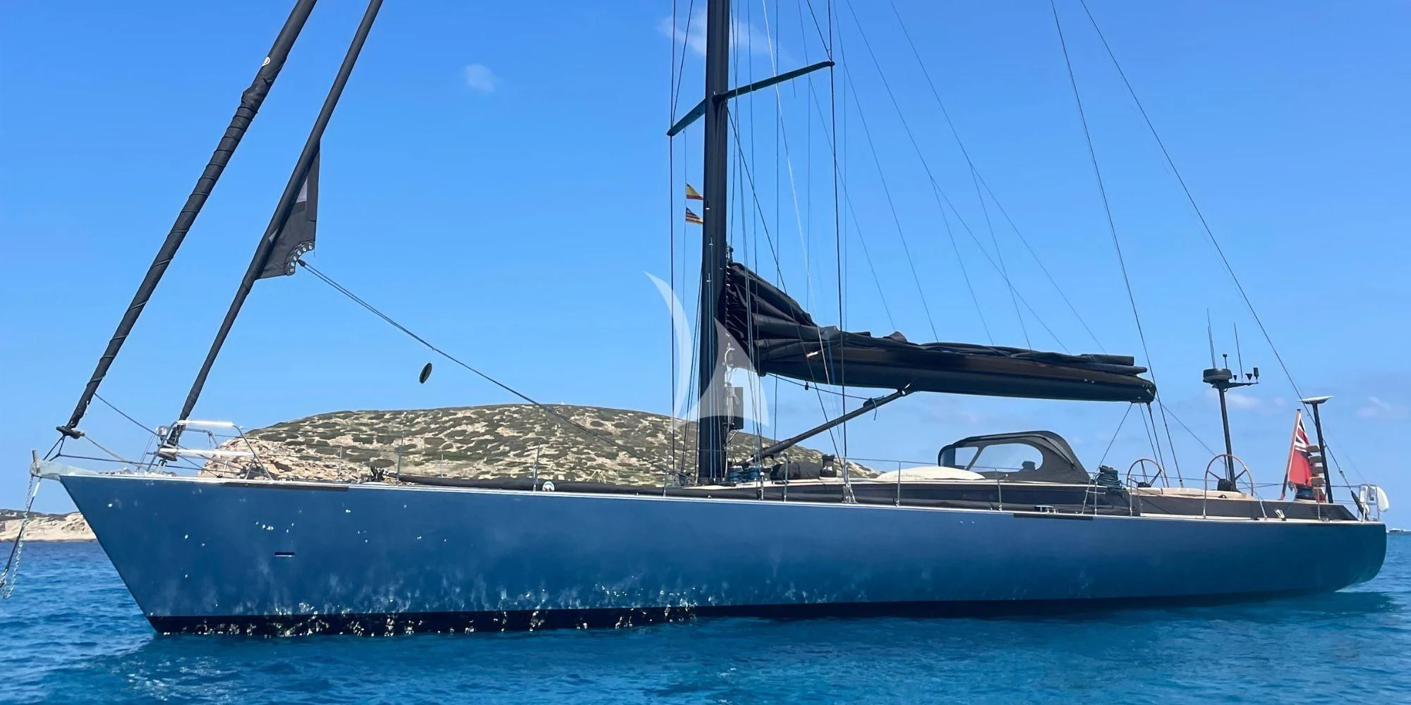 a boat on the water aboard WALLY ONE Yacht for Sale