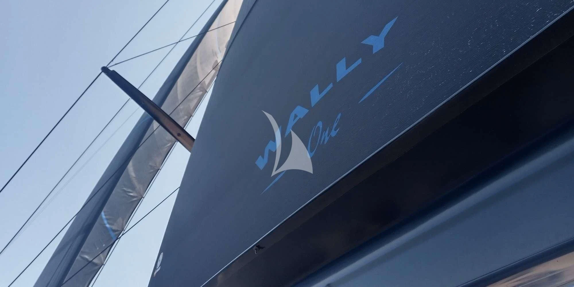 a close-up of a laptop aboard WALLY ONE Yacht for Sale