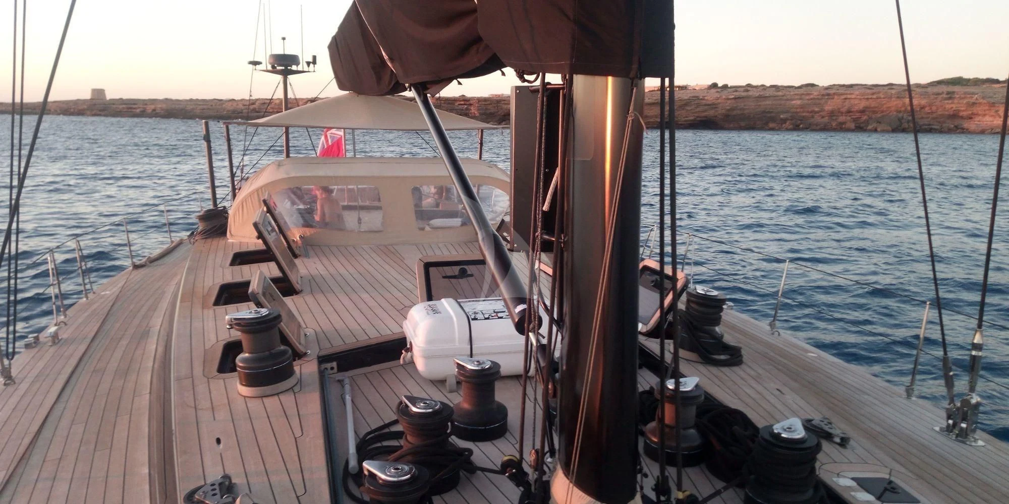 a boat on the water aboard WALLY ONE Yacht for Sale