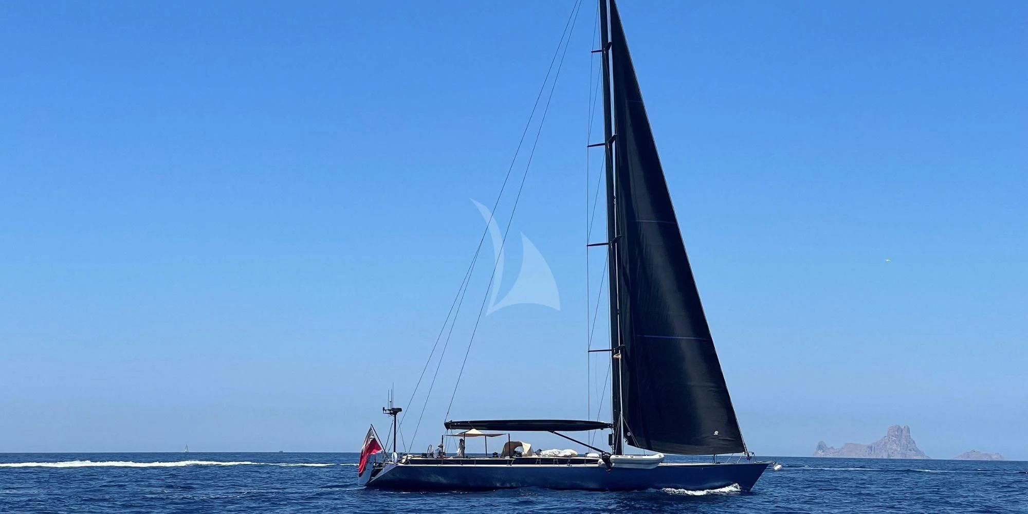 a sailboat on the water aboard WALLY ONE Yacht for Sale