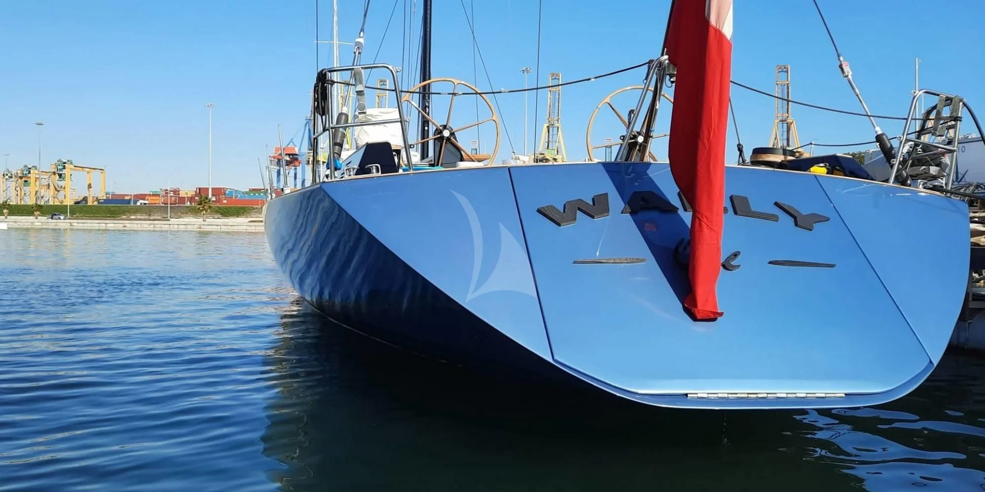 a boat on the water aboard WALLY ONE Yacht for Sale