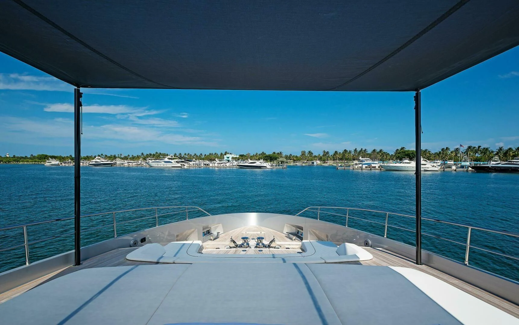 a large body of water with boats in it aboard ALEGRA Yacht for Sale