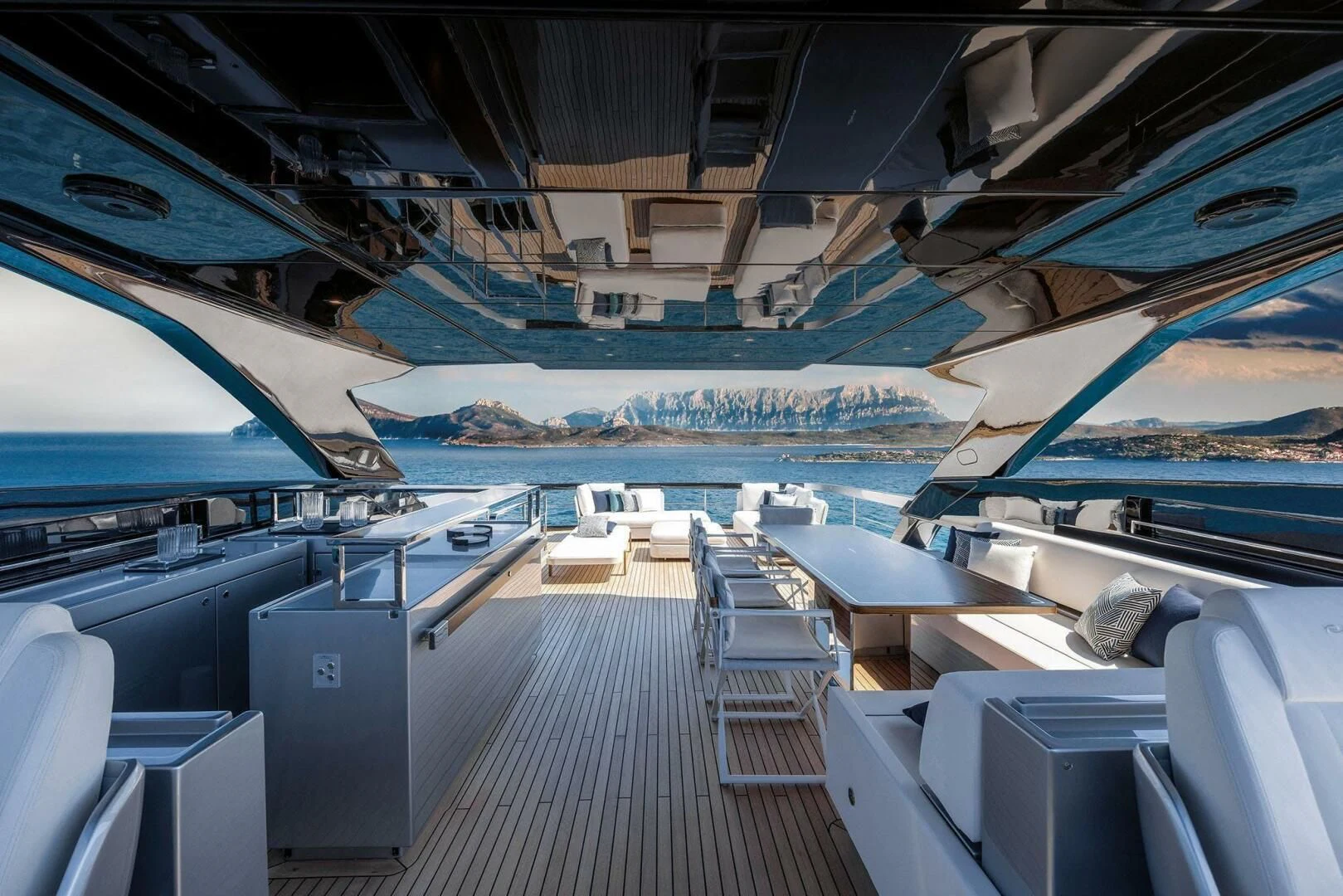 a deck of a boat aboard ALEGRA Yacht for Sale
