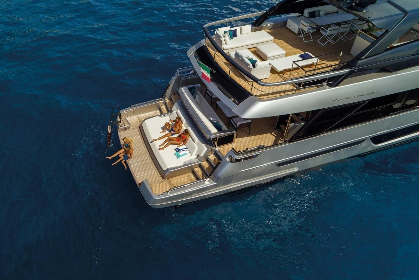 a boat on the water aboard ALEGRA Yacht for Sale