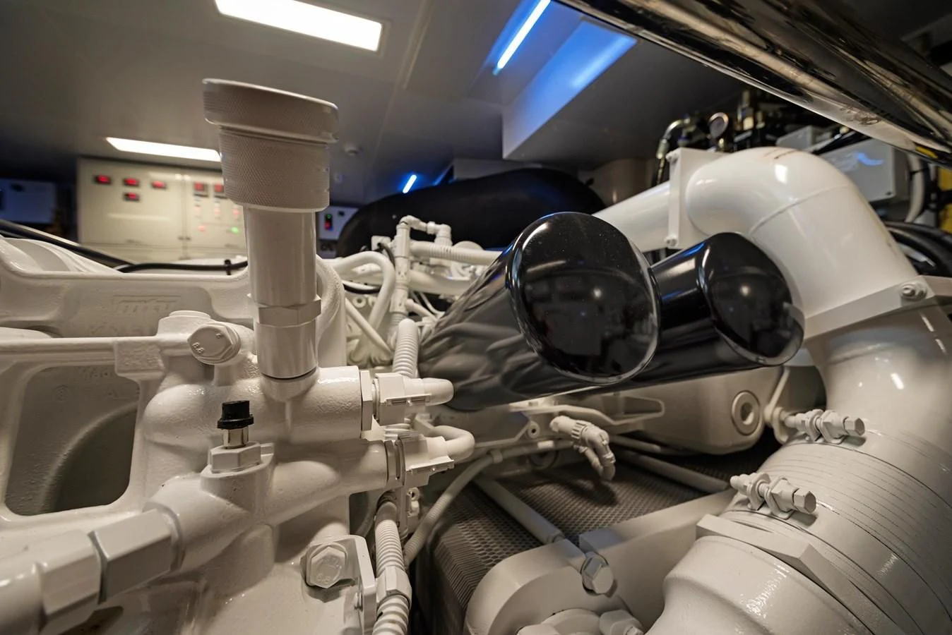 a close-up of a car aboard ALEGRA Yacht for Sale