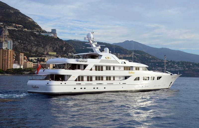 a boat on the water aboard NECTAR Yacht for Sale