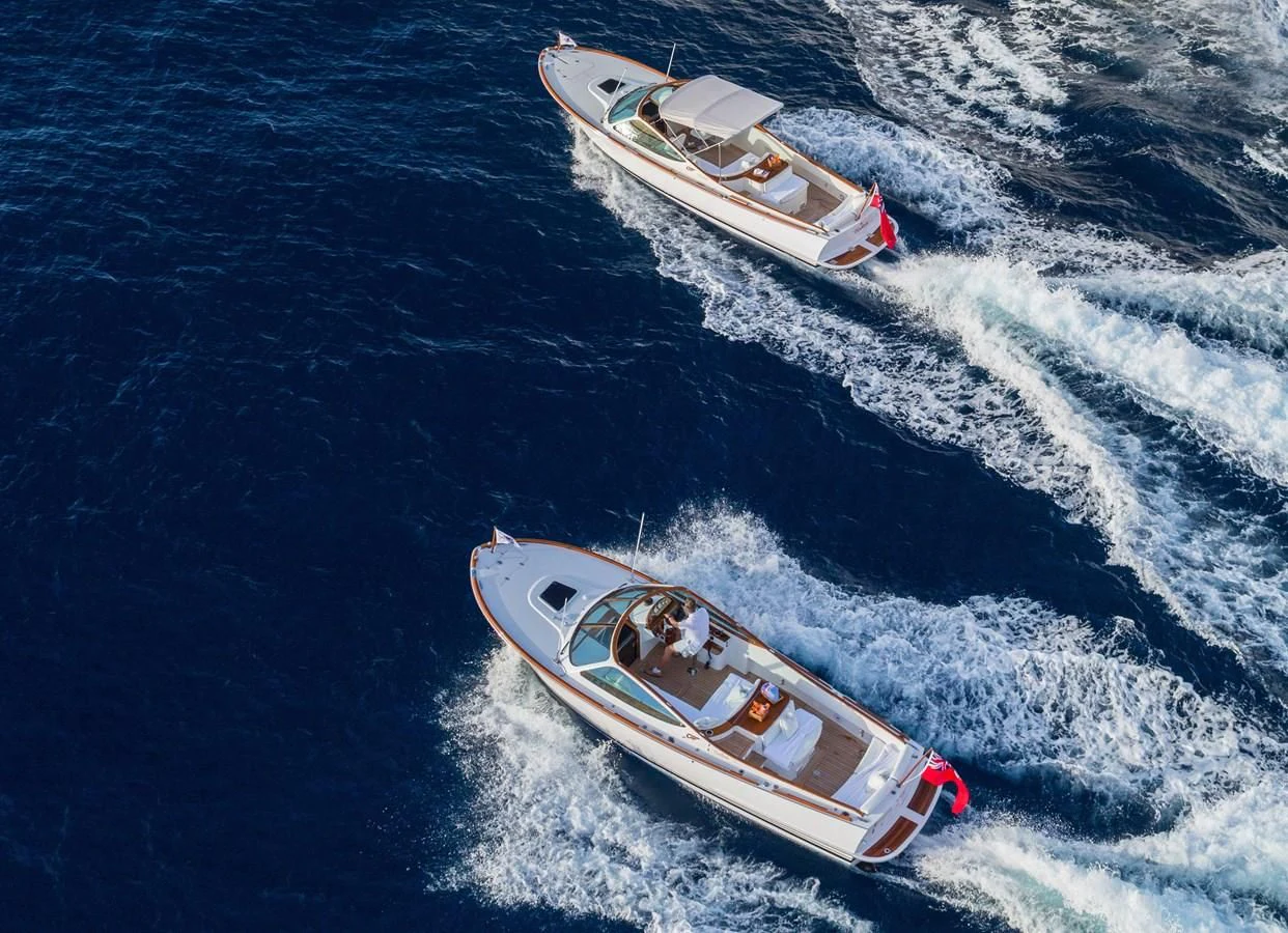 a boat in the water aboard NECTAR Yacht for Sale